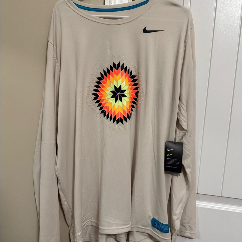 Nike Cream Dri-FIT Shirt New with Tags